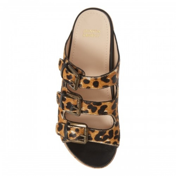 SOLD Brand New JOHNSTON & MURPHY JULIA LEOPARD sandals summer shoes - Picture 6 of 9